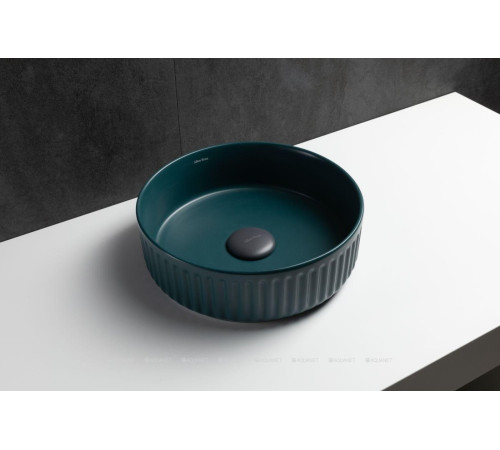 Раковина накладная Allen Brau Fantasy Line Ø360 мм петроль 4.11032.PT