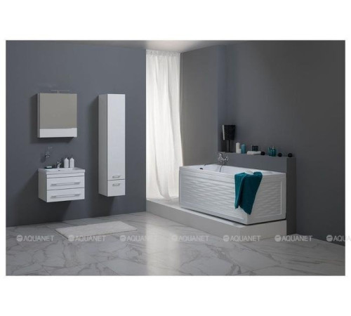 Шкаф-зеркало Aquanet Верона 58 белый (камерино) 00175344