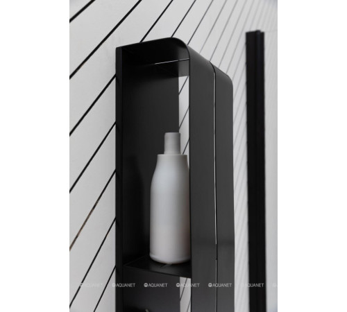 Полка Aquanet Магнум H 200х1300х112 мм вертикальная черный матовый 00326459