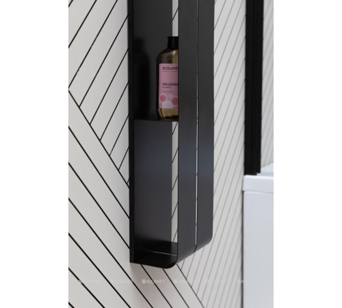 Полка Aquanet Магнум H 200х1300х112 мм вертикальная черный матовый 00326459
