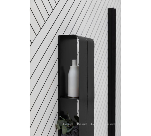 Полка Aquanet Магнум H 200х1300х112 мм вертикальная черный матовый 00326459