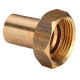 Вставка с накидной гайкой бронза Viega Sanpress 18х3/4 338510