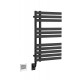 Полотенцесушитель электрический Boheme Venturo 50х9.5х89.8 см черный 721-B