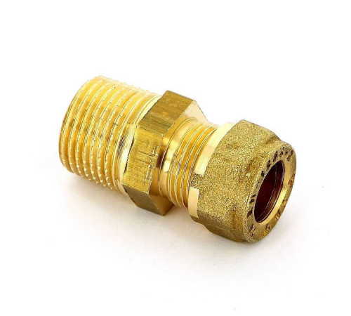 Муфта обжимная Tiemme 1000 10х3/8 наружная резьба 1000080