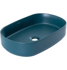 Раковина-чаша накладная Allen Brau Fantasy 55х36х12 см зеленая 4.11022.PT