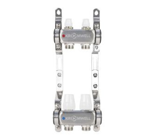 Коллекторный блок Kromwell 1x3/4 EK 2 выхода с термостатическими вставками KW.SM6500625