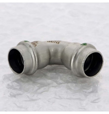 Отвод пресс 90° Viega Sanpress Inox нержавеющая сталь 18 мм 435646