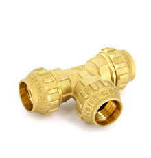 Тройник обжимной Tiemme 25х2.5 мм 3400021