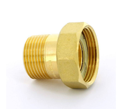 Соединение Viega НВ 1 с накидной гайкой и плоской прокладкой бронза 320256