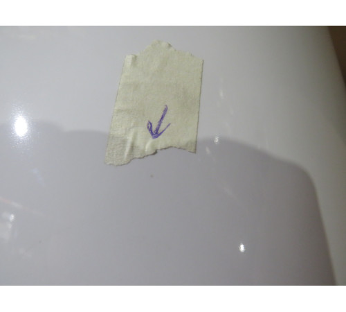 Биде подвесное GSI Kube X 550x360 мм с отверстием под смеситель без крепежа 9465111