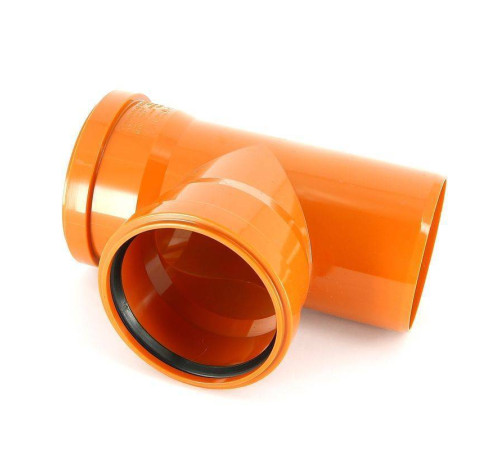 Тройник канализационный наружный Ostendorf KG 110x110 мм 87° 220400