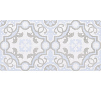 Плитка настенная Laparet Depo узор голубой 25х50 см 34017