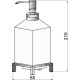 Дозатор для жидкого мыла Boheme настольный латунь/хрусталь хром 10226