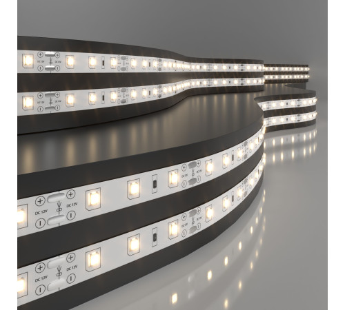 Комплект светодиодной ленты 12 В 4,8 Вт 60 Led/м 2835 IP20, теплый белый 3300K, 5 м Набор светодиодной ленты 12V 4,8W 60Led 2835 IP20 теплый белый, 5м