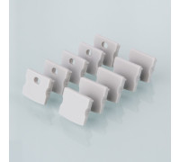 Комплект заглушек для накладного алюминиевого профиля светодиодной ленты (10 пар) ZLL-2-ALP001-R