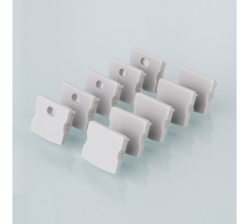 Комплект заглушек для накладного алюминиевого профиля светодиодной ленты (10 пар) ZLL-2-ALP001-R