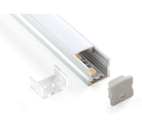 Комплект заглушек для накладного алюминиевого профиля светодиодной ленты (10 пар) ZLL-2-ALP001-R