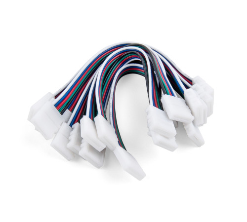 Коннектор для лент 5050+5050 24V 60Led 14,4W IP20 RGBW, 5050 24V 60Led 14,4W IP20 RGBW гибкий двусторонний (10шт) a053704