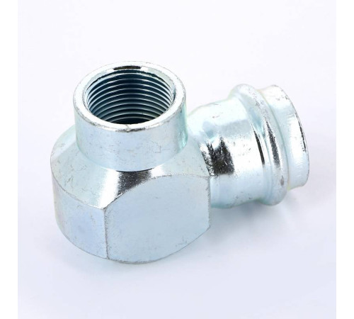 Угольник переходной Viega Prestabo 90° 28х3/4 пресс-В оцинкованная сталь 601294