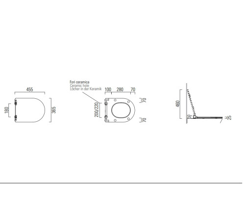 Сиденье для унитаза GSI Pura Slim SoftClose Agave Matte MS86CSN04