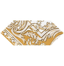 Декор Kerama Marazzi Алмаш жёлтый глянцевый 14х34 см HGD\B515\35000