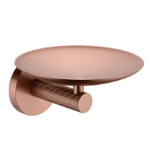 Мыльница подвесная Boheme Uno с латунной чашей brushed bronze 10973-BRB