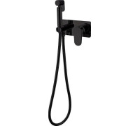 Гигиенический душ встраиваемый Boheme Spectre со смесителем черный 457-B