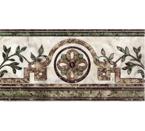 Бордюр Europa Ceramica Losanga Roma Gris 22.5х45 см х9999002761