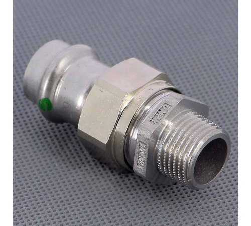 Муфта переходная пресс-Н Viega Sanpress Inox нержавеющая сталь 15x1/2 436445