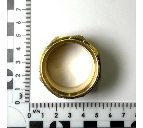 Ниппель прямой LD Pride 1 1/4 латунь LD.65.501.32