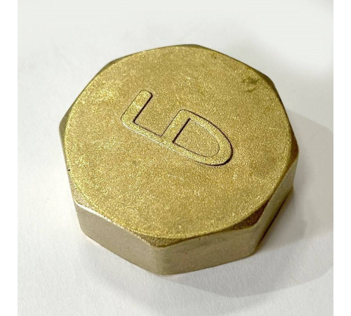 Заглушка резьбовая латунная LD DN32 1 1/4 ВР LD.65.504.32
