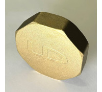 Заглушка резьбовая латунная LD DN50 2 ВР LD.65.504.50
