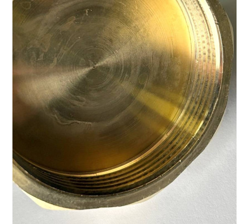 Заглушка резьбовая латунная LD DN50 2 ВР LD.65.504.50