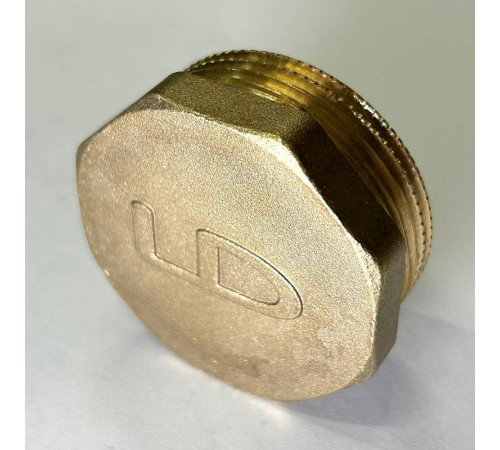 Пробка резьбовая латунная LD DN32 1 1/4 LD.65.505.32