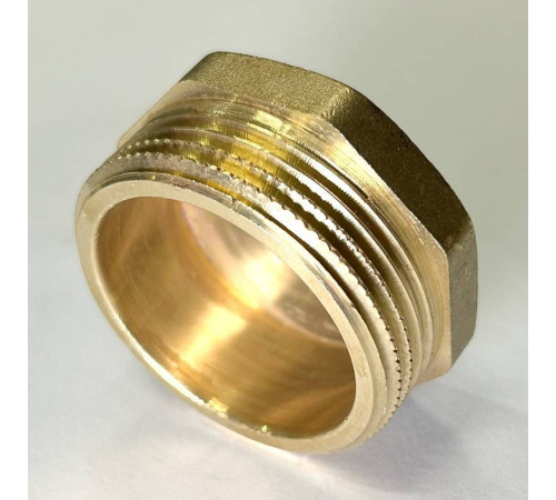 Пробка резьбовая латунная LD DN32 1 1/4 LD.65.505.32
