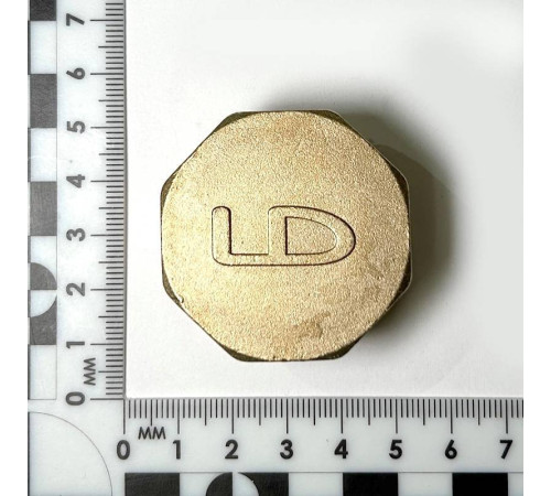 Пробка резьбовая латунная LD DN32 1 1/4 LD.65.505.32