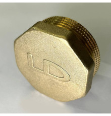 Пробка резьбовая латунная LD DN40 1 1/2 LD.65.505.40