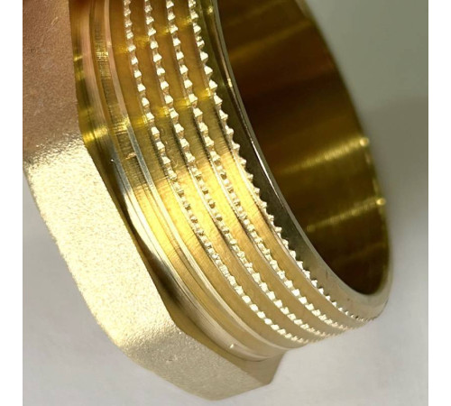 Пробка резьбовая латунная LD DN40 1 1/2 LD.65.505.40