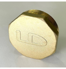Пробка резьбовая латунная LD DN50 2 LD.65.505.50