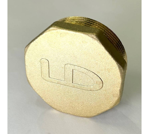 Пробка резьбовая латунная LD DN50 2 LD.65.505.50