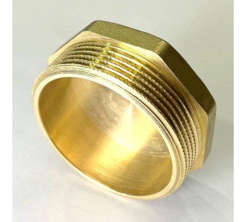 Пробка резьбовая латунная LD DN50 2 LD.65.505.50