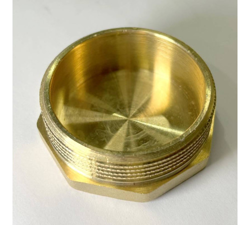 Пробка резьбовая латунная LD DN50 2 LD.65.505.50