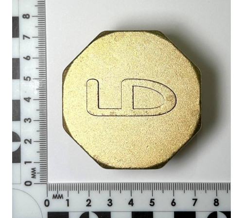 Пробка резьбовая латунная LD DN50 2 LD.65.505.50