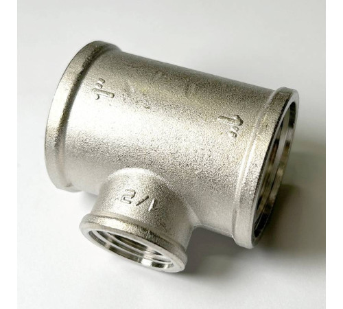 Тройник резьбовой переходной LD 1x1/2x1 ВВВ латунь LD.65.523.25x15x25