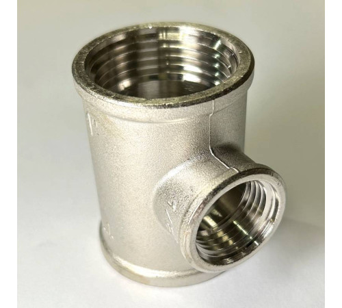 Тройник резьбовой переходной LD 1x1/2x1 ВВВ латунь LD.65.523.25x15x25