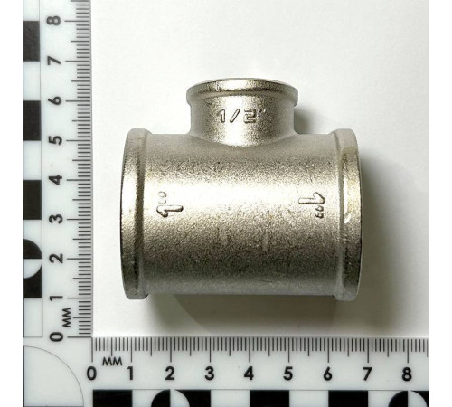 Тройник резьбовой переходной LD 1x1/2x1 ВВВ латунь LD.65.523.25x15x25