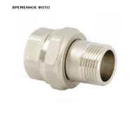 Разъемное соединение LD Pride прямое НР-ВР 1 1/4 никелированное с прокладкой O-RING LD.67.520.32