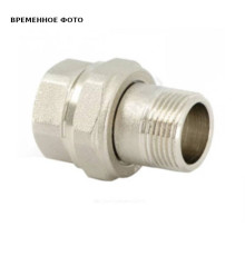 Разъемное соединение LD Pride прямое НР-ВР 1 1/4 никелированное с прокладкой O-RING LD.67.520.32
