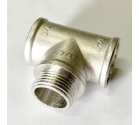 Тройник MasterProf ВНВ 3/4 никелированный 507839