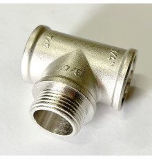 Тройник MasterProf ВНВ 3/4 никелированный 507839